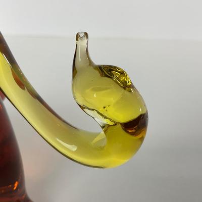 -57- PILGRIM | Amber Swan Paperweight