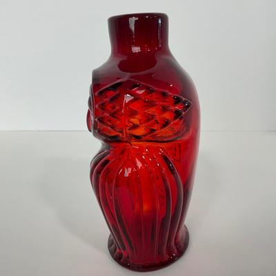 -59- VIKING | Ruby Red Owl Decanter