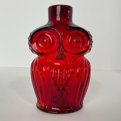 -59- VIKING | Ruby Red Owl Decanter