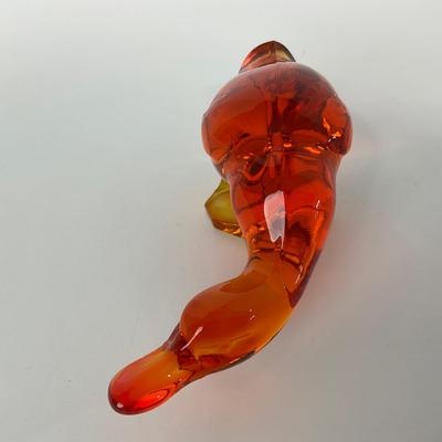 -70- VIKING | Orange Amberina Epic Fighting Duck | Head Down