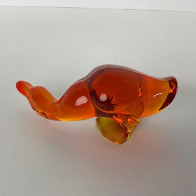 -70- VIKING | Orange Amberina Epic Fighting Duck | Head Down