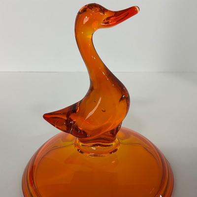 -73- VIKING | Epic Orange Duck | Candy Dish