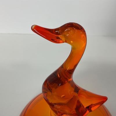 -73- VIKING | Epic Orange Duck | Candy Dish