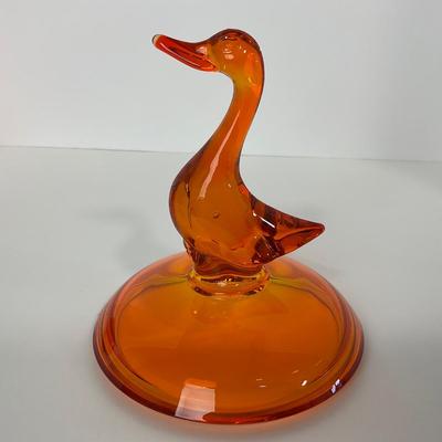 -73- VIKING | Epic Orange Duck | Candy Dish