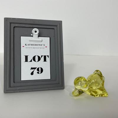 -79- FOSTORIA | Crystal Yellow Duckling