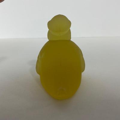 -81- HEISEY | By Imperial Frosted Sunshine Yellow Wood Ducklings
