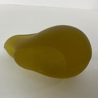 -83- FOSTORIA | Amber Satin Glass Rabbit