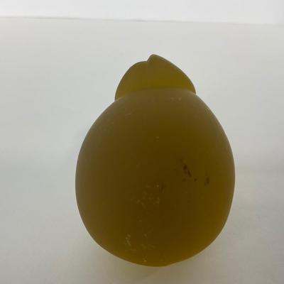-83- FOSTORIA | Amber Satin Glass Rabbit