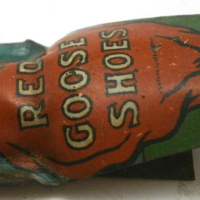 Vintage "RED GOOSE SHOES" Advertising Toy Clicker