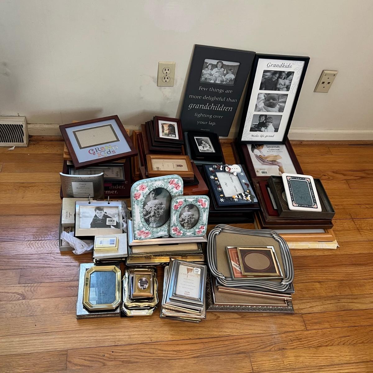 Over Eighty Photo Frames (B2-RG) | EstateSales.org