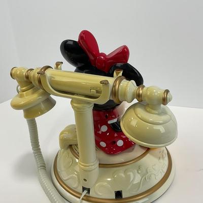 -7- HOME | Vintage Disney Minnie Mouse Telephone | Corded Push Button Landline