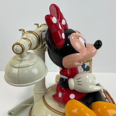 -7- HOME | Vintage Disney Minnie Mouse Telephone | Corded Push Button Landline