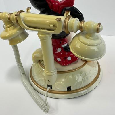 -7- HOME | Vintage Disney Minnie Mouse Telephone | Corded Push Button Landline