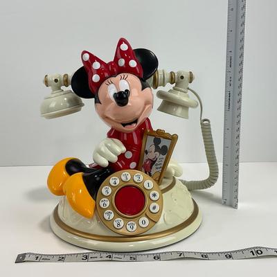 -7- HOME | Vintage Disney Minnie Mouse Telephone | Corded Push Button Landline