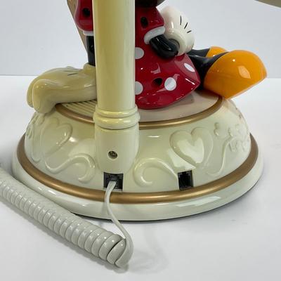 -7- HOME | Vintage Disney Minnie Mouse Telephone | Corded Push Button Landline