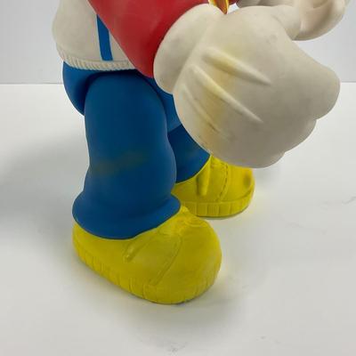 -9- TOY | Vintage 1970â€™s Rubber Plastic Mickey Mouse Baseball Doll