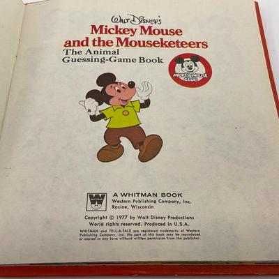 -11- BOOK | Vintage Mickey Mouse & The Mouseketeers Book
