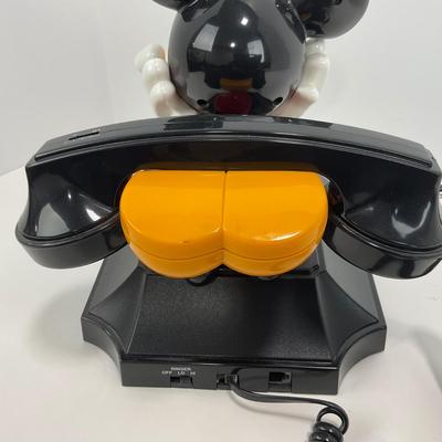 -14- HOME | 1970â€™s Mickey Mouse Rotary Style Push Button Landline
