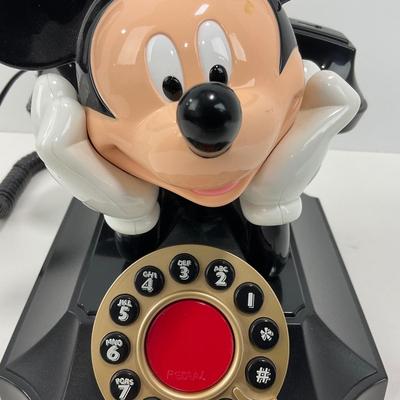 -14- HOME | 1970â€™s Mickey Mouse Rotary Style Push Button Landline