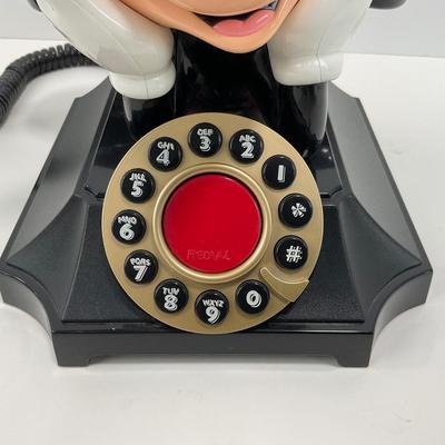 -14- HOME | 1970â€™s Mickey Mouse Rotary Style Push Button Landline