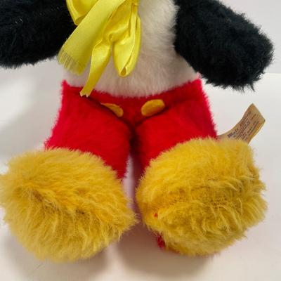 -15- TOY | Vintage Mickey Mouse Plush | Walt Disney Productions California