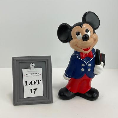 -17- HOME | Vintage Disney Mickey Mouse | Hand Painted Figure