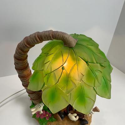 -18- HOME | Disney Mickey & Minnie Hawaiian Hula Palm Tree Table Lamp
