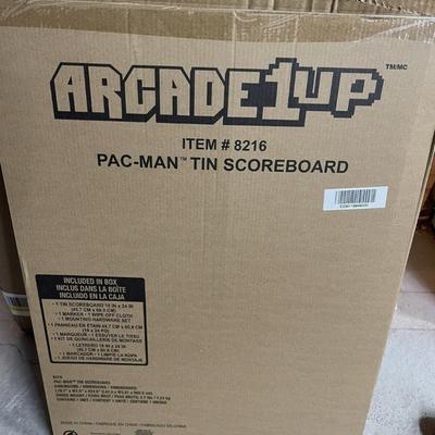 Flipper Bundle Six Pac-Man Metal Scoreboard By Arcade 1 Up