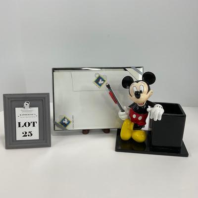 -25- STATIONARY | Mickey Mouse Desk Pen Holder & Stationary
