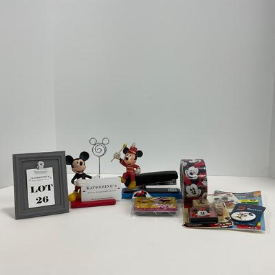 -26- STATIONARY | Mickey Mouse Misc. Desk & Stationary Items