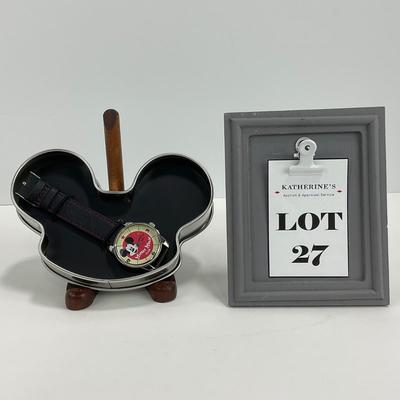 -27- COLLECTIBLE | 2005 Mickey Mouse Club Character Watch & Tin | 50th Anniversary