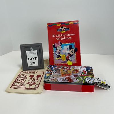 -29- COLLECTIBLE | Misc. Mickey Mouse Valentine/Candy Items