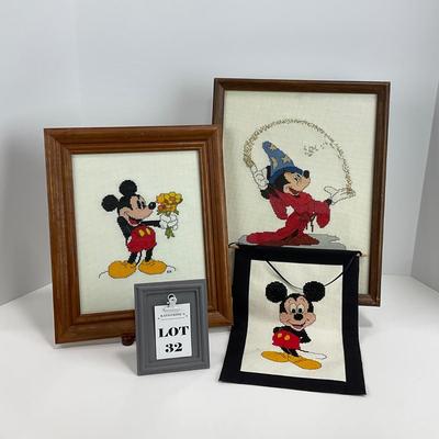 -32- CRAFT | Cross Stich Mickey Mouse Artwork