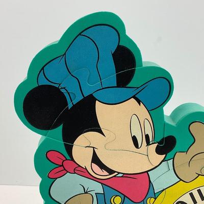 -33- CLOCK | Verichron Kids Mickey Mouse Puzzle Clock