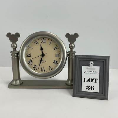 -36- CLOCK | Disney Mickey Mouse Desk Clock