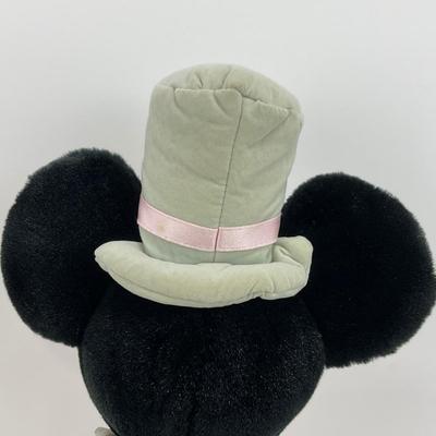 -39- TOY | Vintage Mickey In Gray Suit Stuffed Animal