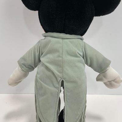 -39- TOY | Vintage Mickey In Gray Suit Stuffed Animal