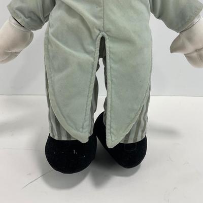 -39- TOY | Vintage Mickey In Gray Suit Stuffed Animal