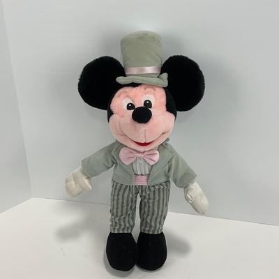 -39- TOY | Vintage Mickey In Gray Suit Stuffed Animal
