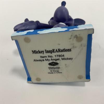 -53- COLLECTIBLE | InspEARations Mickey Mouse â€œAlways My Angelâ€ Disney Figure