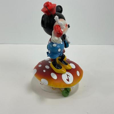 -54- ENESCO | Mickey & Minnie Mouse Mushroom Figure | Miss Mindy