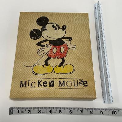 -64- COLLECTIBLE | Mickey & Minnie Mouse Canvas Art