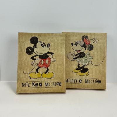 -64- COLLECTIBLE | Mickey & Minnie Mouse Canvas Art