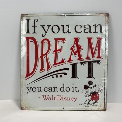 -67- DECOR | Disney Mickey Mouse Metal Sign