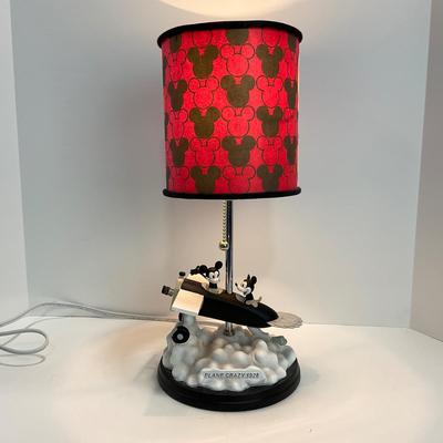 -72- COLLECTIBLE | Mickey Mouse Plane Crazy 1928 Lamp