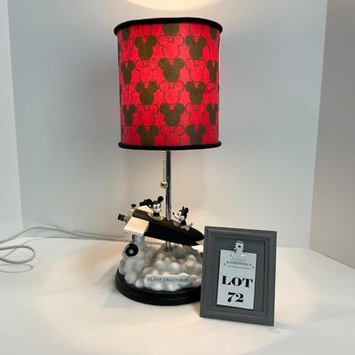 -72- COLLECTIBLE | Mickey Mouse Plane Crazy 1928 Lamp