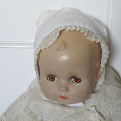 1930s Madame Alexander Composite Head Cloth Body Doll Sleepy Eyes 22"