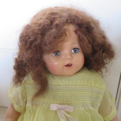 Antique Composition Walker Doll with Original Clothes