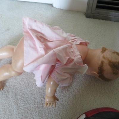 Vintage Horsman B25 SH Rubber Baby Doll - as is