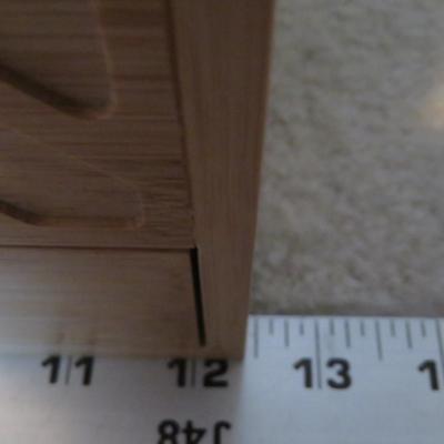 Wood Desk Organizer with Drawer - Bill Mail Storage Organizer and Sorter for Storage, Countertop and Office (Natural Wood)